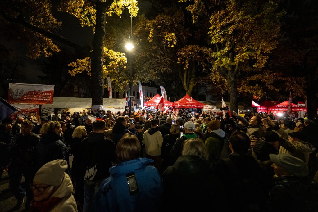 Poland's Constitutional Court has become the latest battleground between the country's centrist parties and its nationalist right wing — Wojtek RADWANSKI / AFP