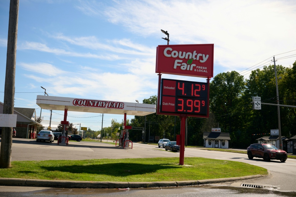 US gasoline prices have surged since war with Iran triggered Tehran's blockage of the Strait of Hormuz — DUSTIN FRANZ / AFP
