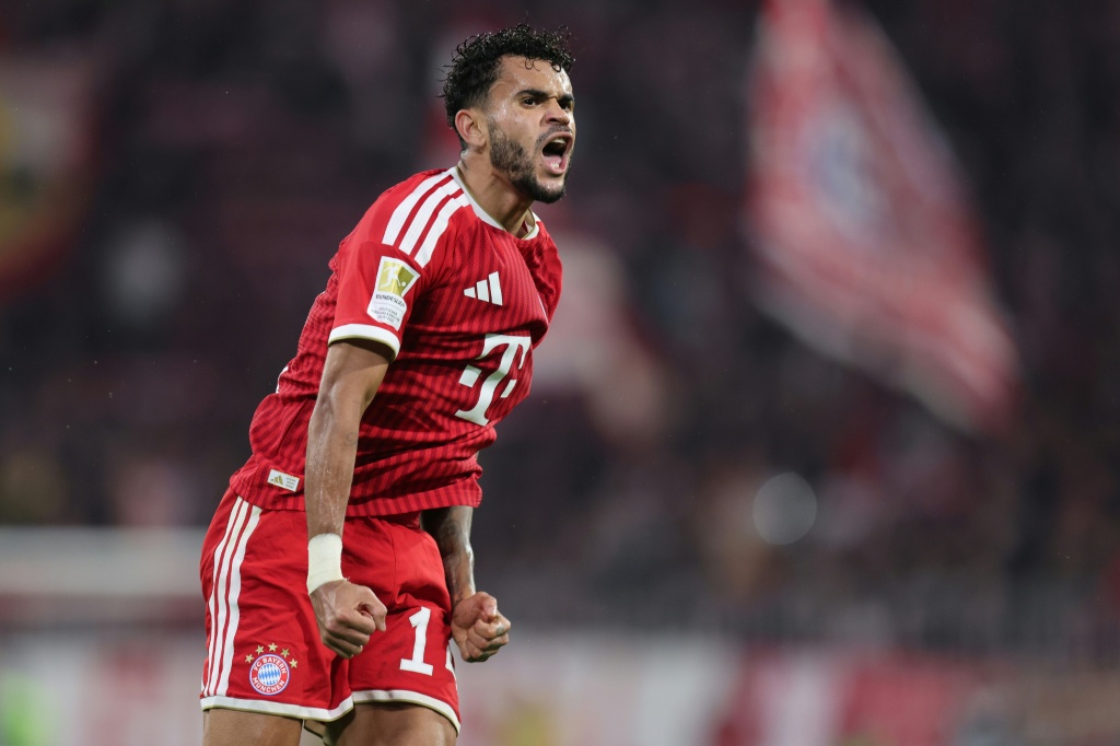 Bayern Munich forward Luis Diaz scored a hat-trick as his side pummeled RB Leipzig in the Bundesliga on Saturday. — Alexandra BEIER / AFP