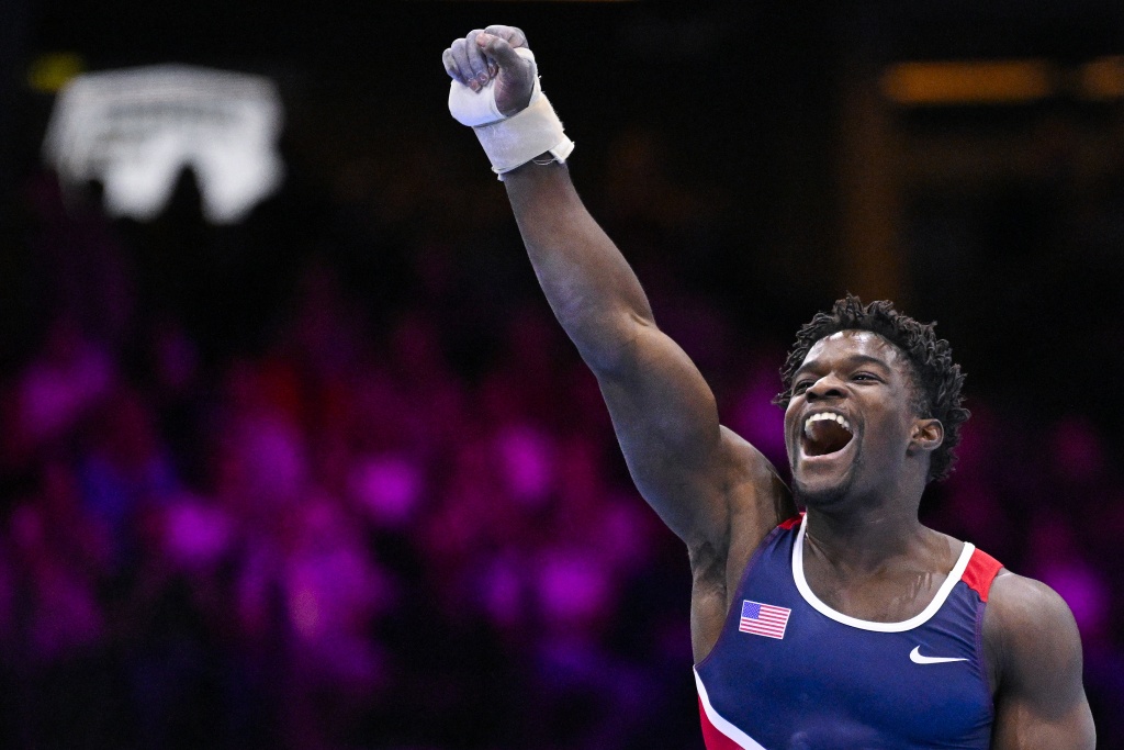 US gymnast Richard wins floor exercise gold at worlds