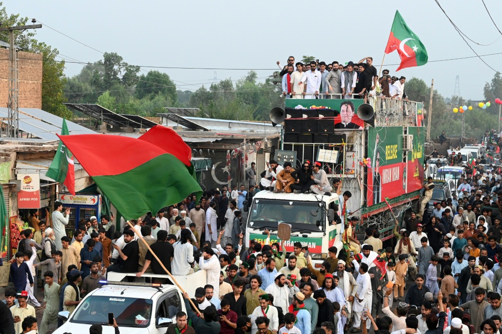 With fears of potential violence, authorities have been preparing for weeks for the possible arrival of demonstrators in Islamabad — Abdul MAJEED / AFP
