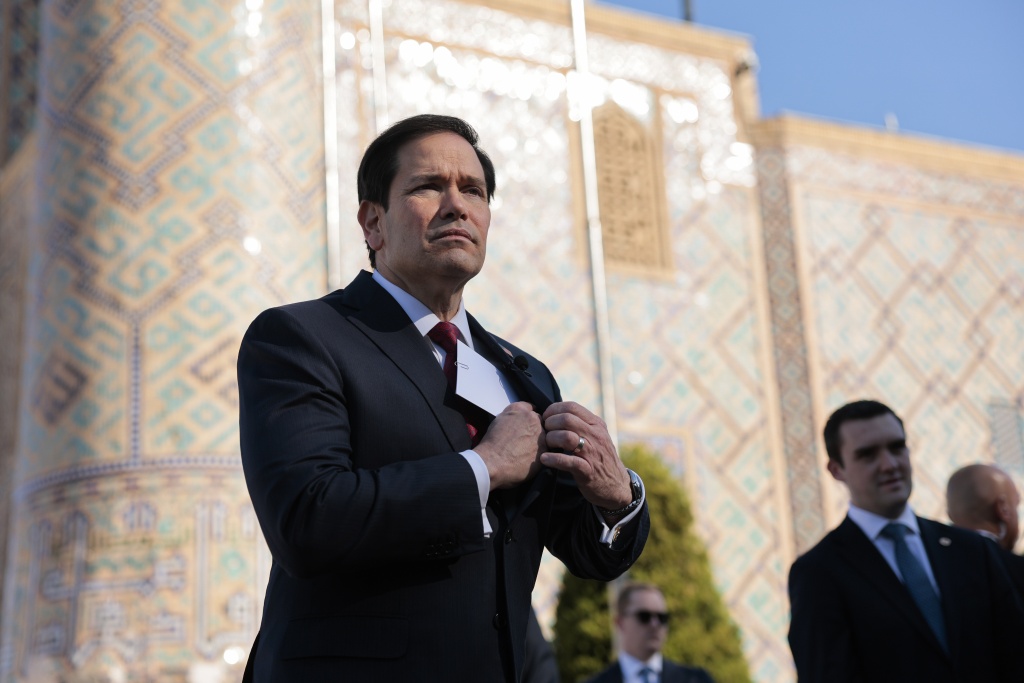 Rubio's visit comes at a time when the US is seeking to strengthen its foothold in central Asia — Kylie Cooper / AFP