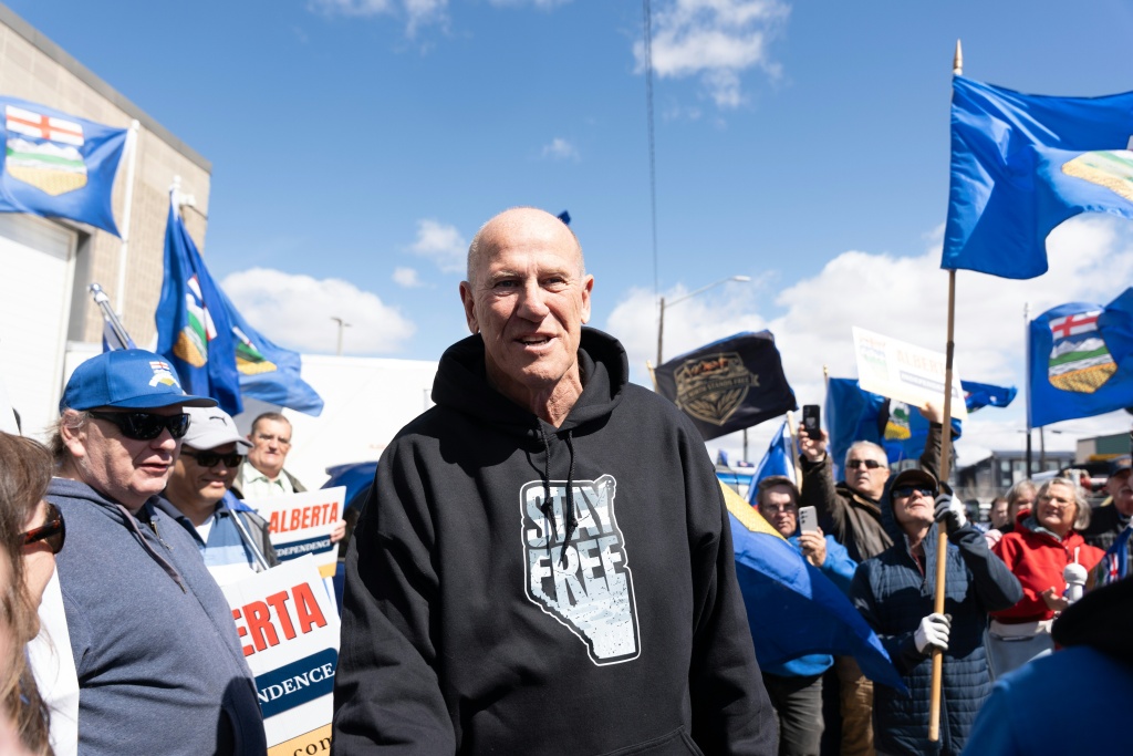 Mitch Sylvestre's Alberta Prosperity Project is one of the most prominent groups advocating for independence from Canada — Henry MARKEN / AFP