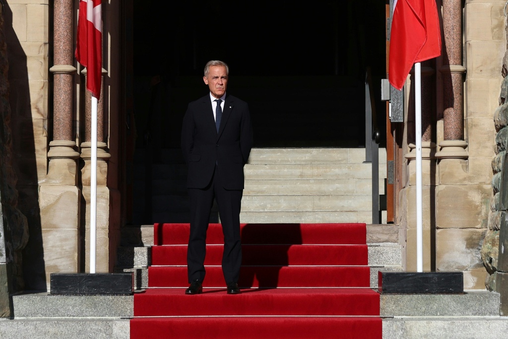 Prime Minister Mark Carney grew up in Alberta and is campaigning against independence for Canada's oil-rich province — Dave Chan / AFP