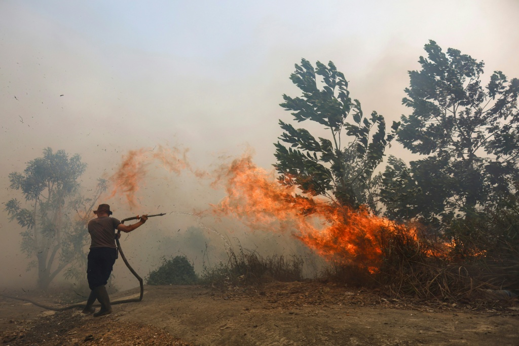 The Nusantara Atlas wildfire monitor says the Indonesian blazes have burned more than 1.9 million hectares of land in the first nine months of 2026 — MUDA SAGALA / AFP