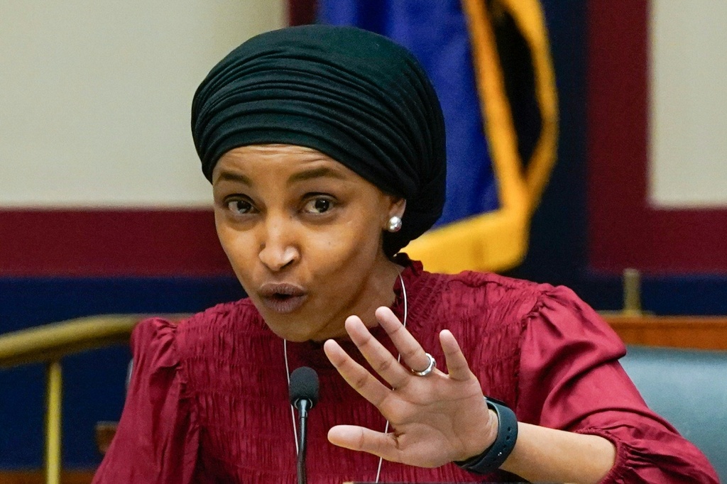 US Representative Ilhan Omar, Democrat of Minnesota, has been a fierce critic of President Donald Trump — Drew ANGERER / AFP