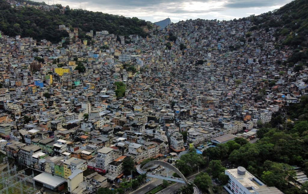 One-third of residents in the Brazilian city of Rio de Janeiro live in favelas — Tercio TEIXEIRA / AFP