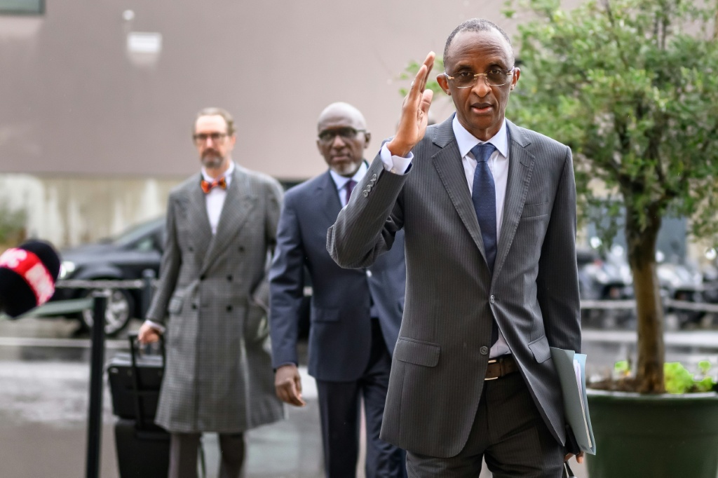Senegalese football federation president Abdoulaye Sow said he hoped that 'sports law' would be upheld — Fabrice COFFRINI / AFP