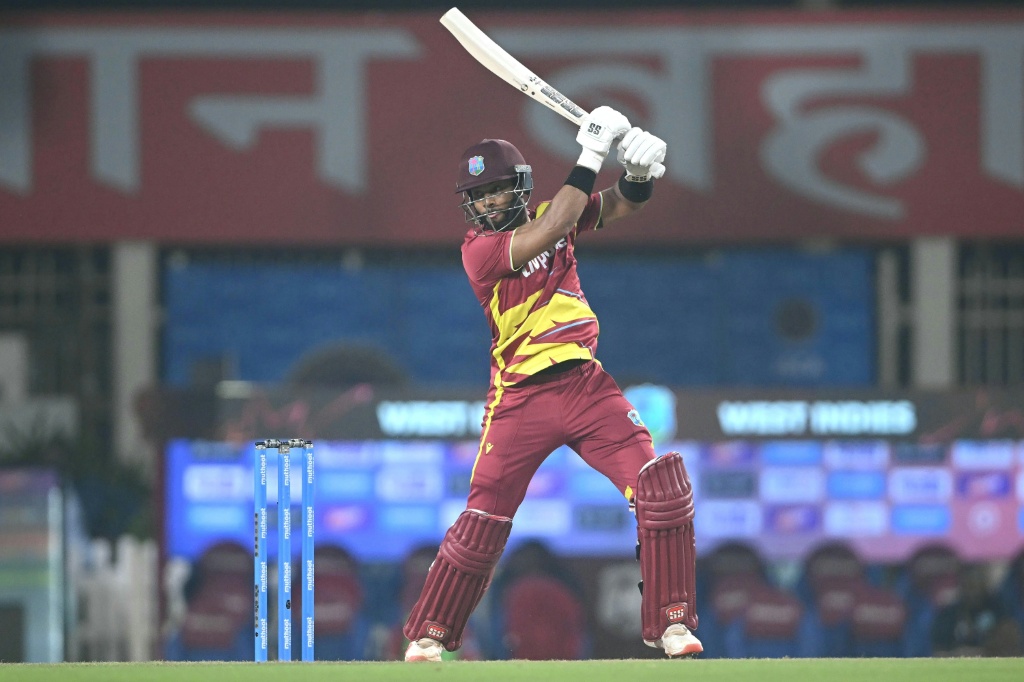 Hope, Rutherford fire West Indies to record T20 chase of 250