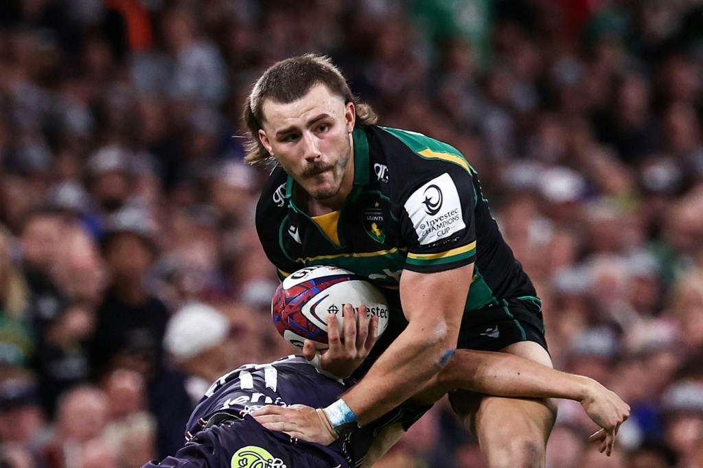 Sleightholme scores hat-trick as Northampton overwhelm Bath in 18-try clash
