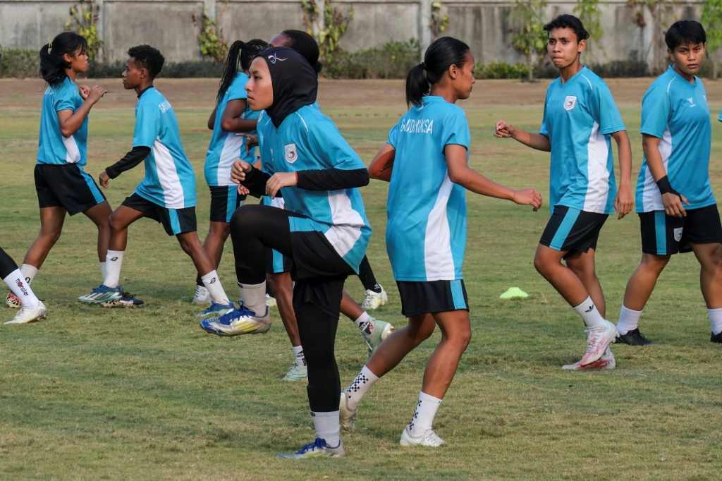 Garudayaksa FC are one of the teams in the women's league — BAY ISMOYO / AFP