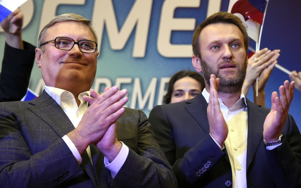 Former prime minister Mikhail Kasyanov became a Kremlin critic after being sacked by Vladimir Putin — ALEXANDER NEMENOV / AFP