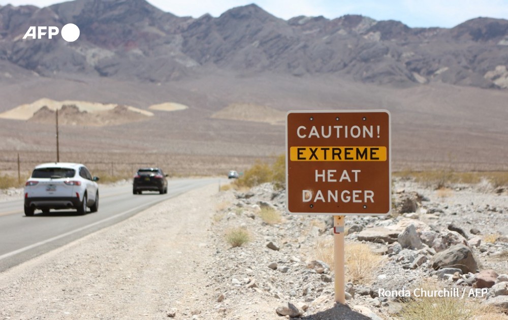 AFP picture by Ronda Churchill - Death Valley California heat wave