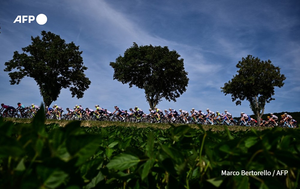 AFP picture by Marco Bertorello - Tour de France French Alps