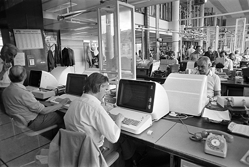 AFP's newsroom in Paris, France.