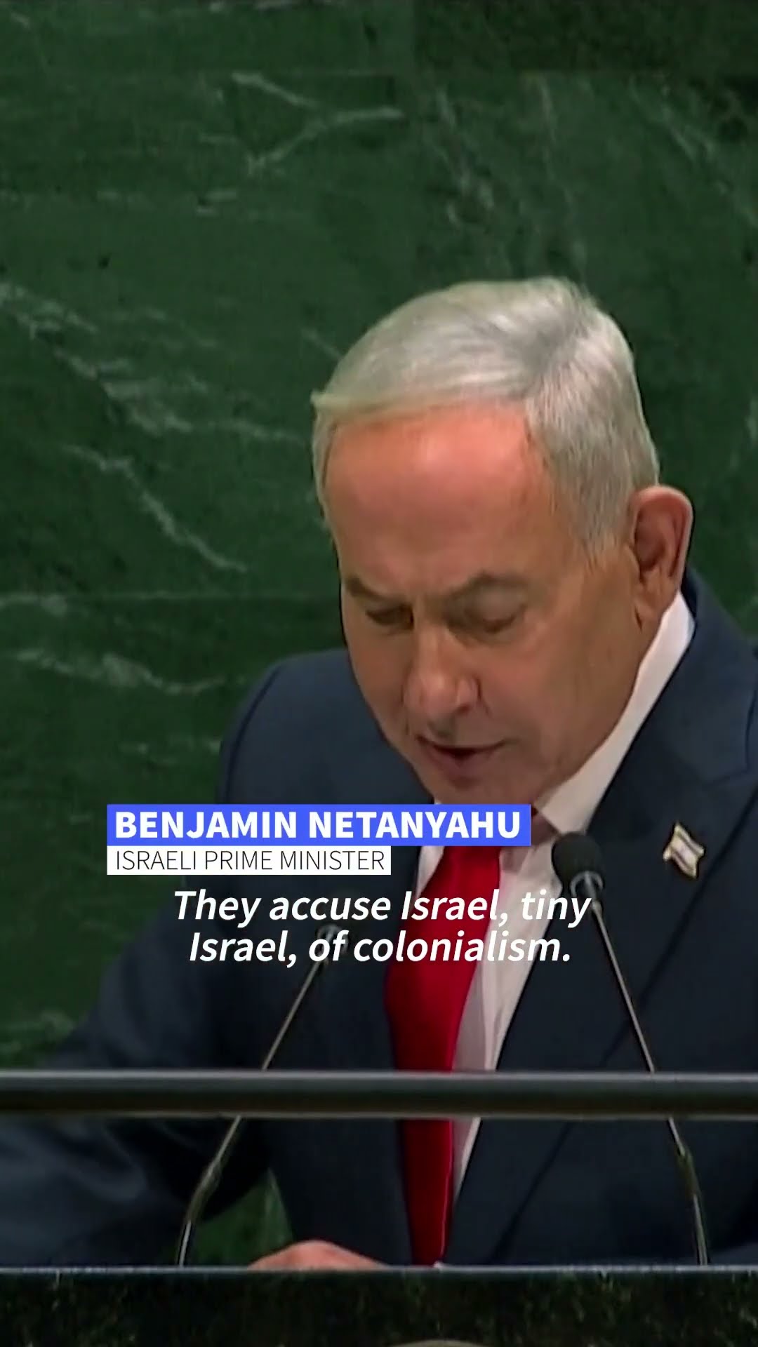 Delegates walk out as Israel’s Netanyahu makes fiery UN speech | AFP