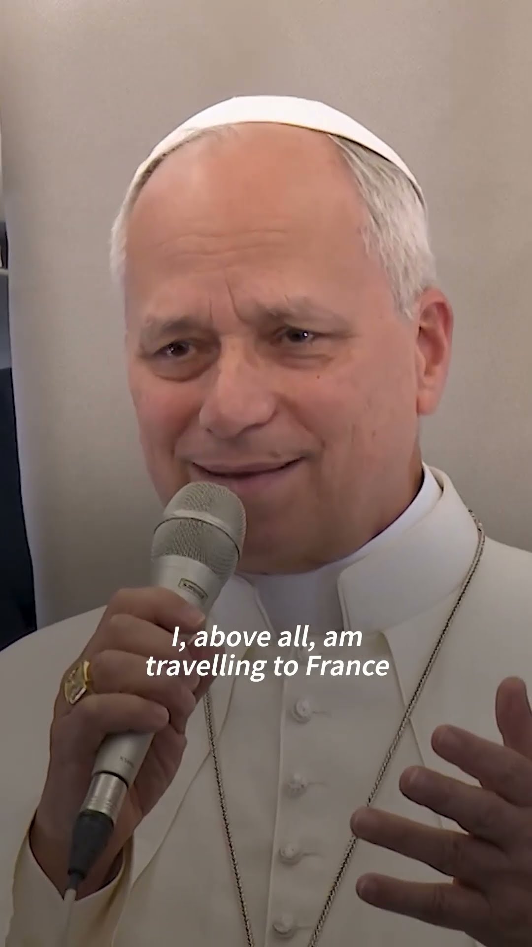 Leo XIV arrives in France on first official papal visit in 18 years | AFP