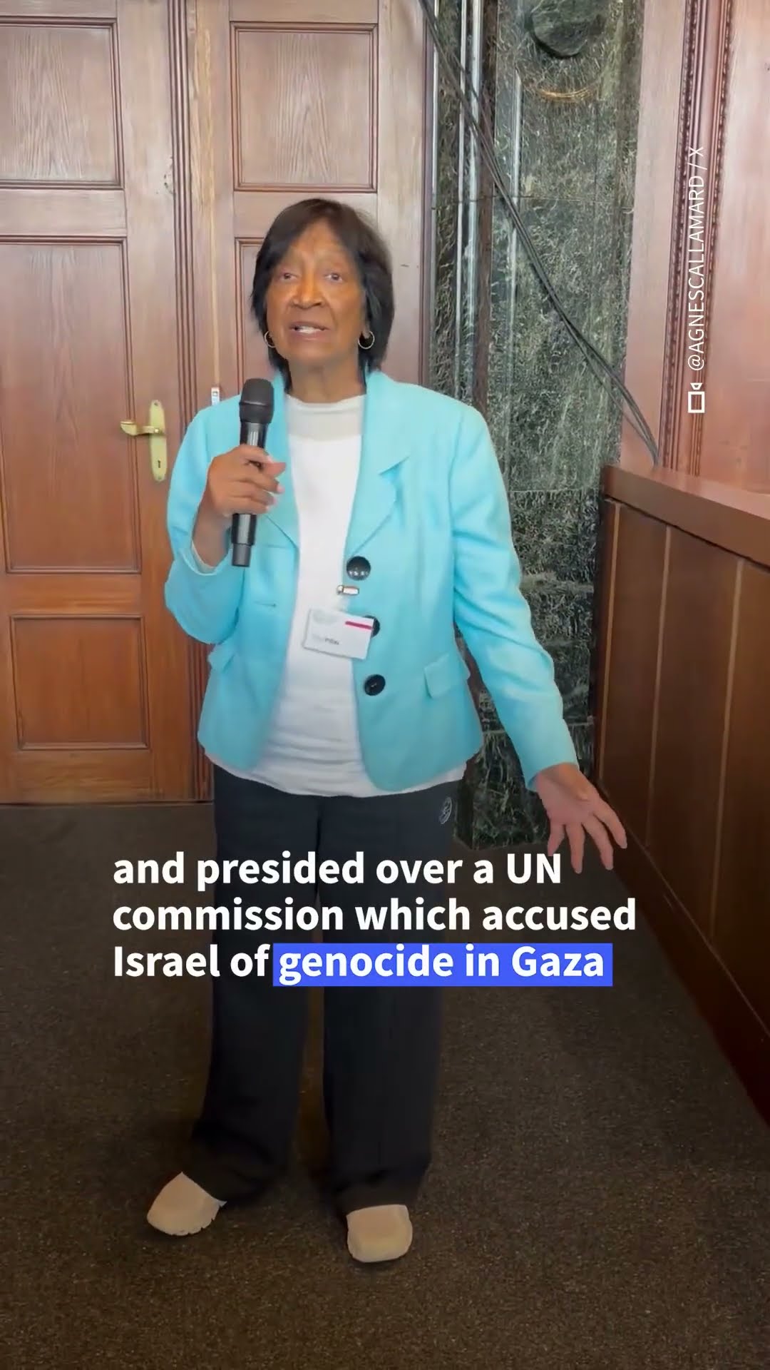 South African judge Navi Pillay reacts to Nobel Peace Prize win | AFP