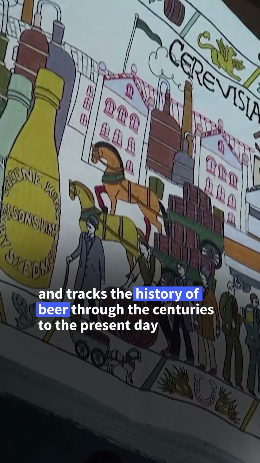 London pub unveils ‘beer tapestry’ to celebrate Bayeux exhibition | AFP