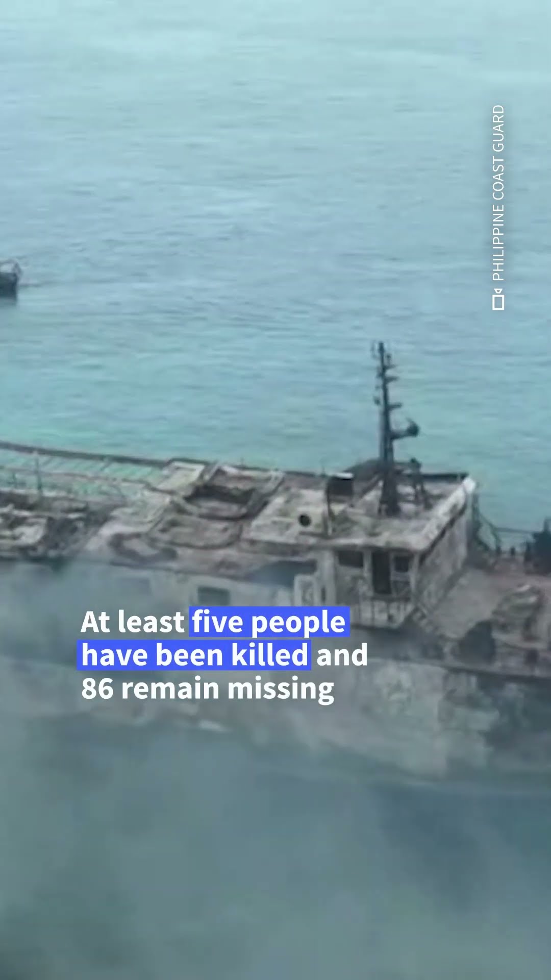 5 killed in Philippines ferry fire, dozens missing | AFP