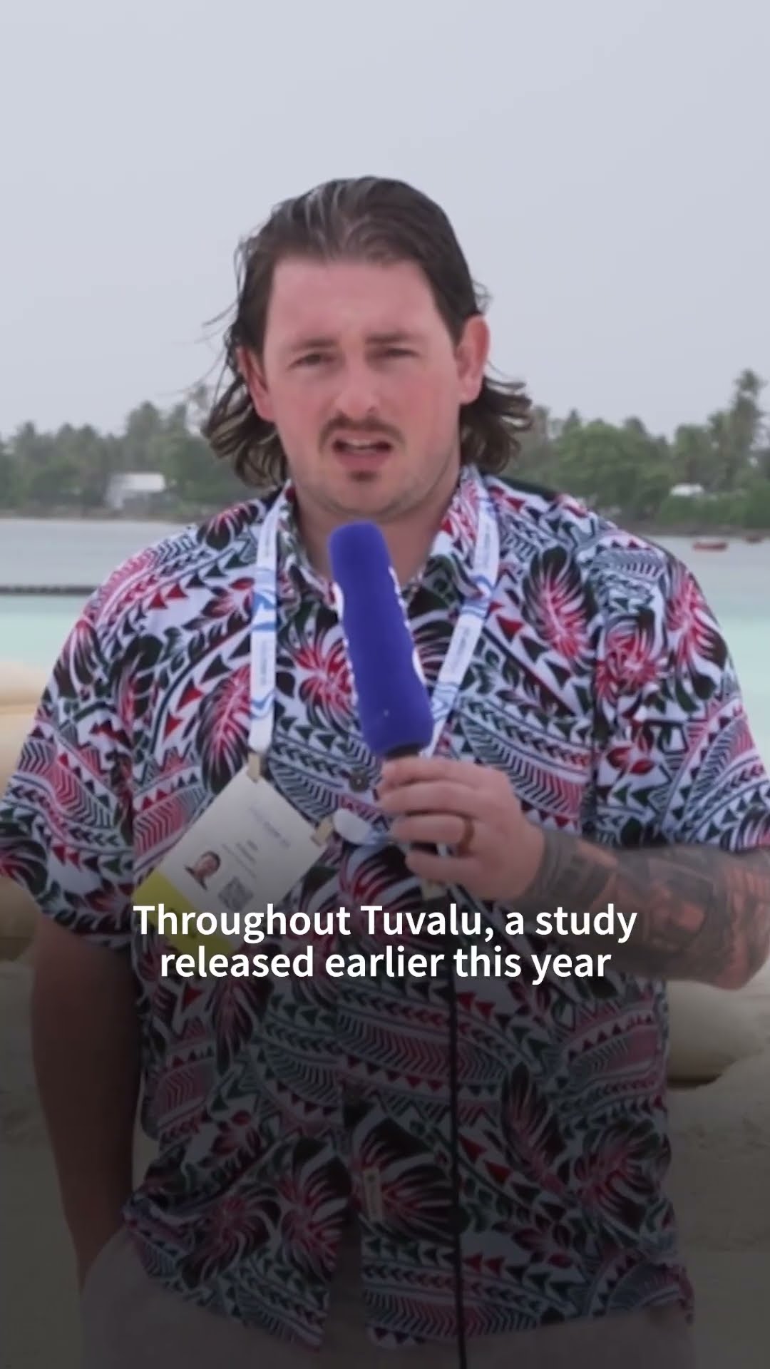 Leaders visit remote Pacific island nation on front line of climate change | AFP