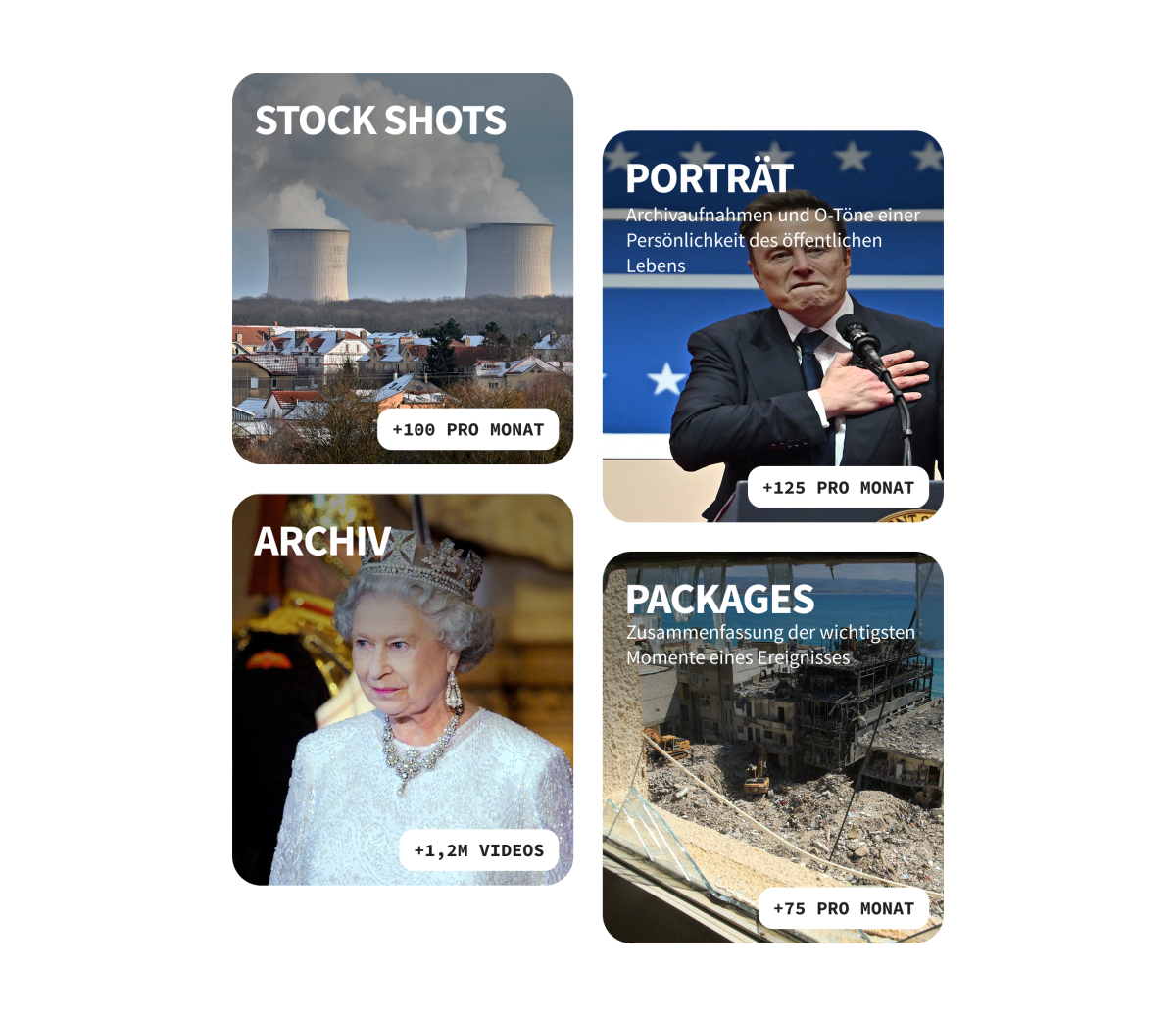 stock shots, porträt, archiv, packages