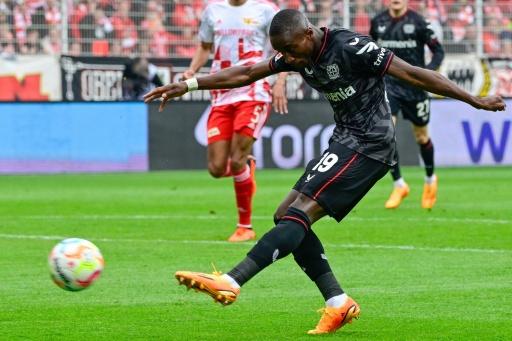 Moussa Diaby during his first Bayer Leverkusen stint. — John MACDOUGALL / AFP