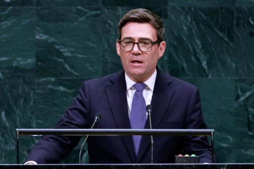 Burnham gave his first speech at the United Nations Headquarters in New York — Leonardo MUNOZ / AFP