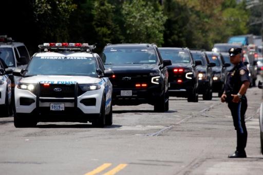 Un convoy de vehículos que presuntamente lleva al derrocado presidente venezolano Nicolás Maduro llega a un centro de detención del barrio de Brooklyn, el 22 de julio de 2026 en Nueva York
 Venezuela's ousted president Nicolas Maduro is set to appear before a New York court Wednesday, his third public hearing since the US military captured him in a stunning nighttime raid in January. The former leader, 63, and wife Cilia Flores have been held in a Brooklyn jail since the US military operation, awaiting t