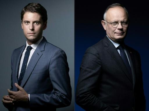 An increasingly bitter battle for the centrist mantle between Edouard Philippe and Gabriel Attal has raised eyebrows — JOEL SAGET / AFP