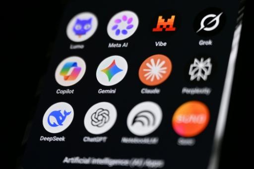 This photograph shows a handheld smartphone displaying the icons of some of the main artificial intelligence based apps, including LLMs, chatbots and generative AI. — Martin LELIEVRE / AFP