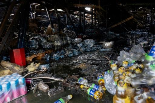 Kyiv has been particularly badly hit by attacks on warehouses — Tetiana DZHAFAROVA / AFP