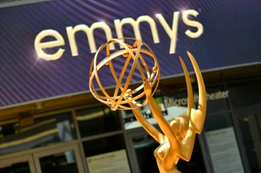 Una estatuilla de los Emmy, fotografiada en la alformbra roja de la entrega de los premios, en Los Ángeles, el 12 de septiembre de 2022 — Chris Delmas / AFP