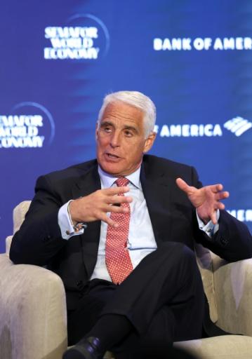 Le patron d'UniCredit Andrea Orcel à Washington le 14 avril 2026 — TASOS KATOPODIS