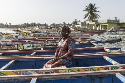 Aminata Boye, seen here in Mbour, Senegal, founded the COVES nonprofit in 2020 — PATRICK MEINHARDT / AFP
