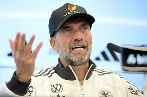 El seleccionador alemán Jurgen Klopp anuncia su primera lista de jugadores, el 17 de septiembre de 2026 en Fráncfort — Hannes P. Albert / AFP