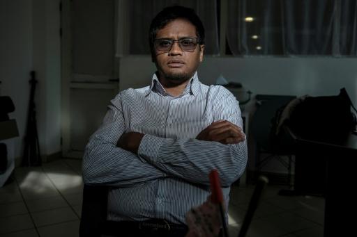 Nomena Ratsihorimanana was among activists arrested after a protest in April over the slow pace of reform — Razafindrakoto Mamy Nirina / AFP