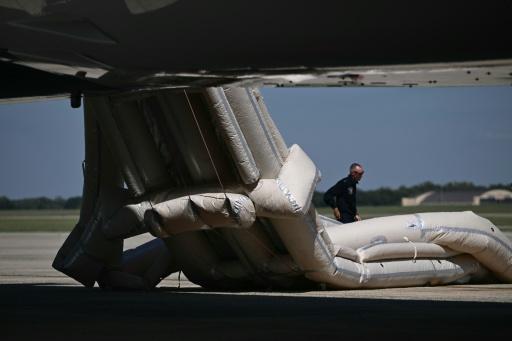 Trump's Qatari Air Force One delayed after evacuation slide deployed