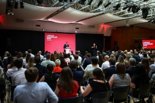 Burnham was elected Labour leader unnopposed at a special conference in July — Henry Nicholls / AFP