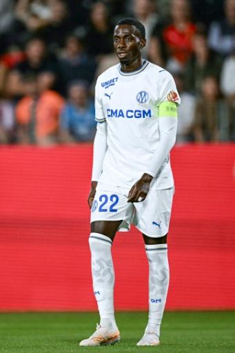 Le capitaine de Marseille Timothy Weah, lors du match de Ligue 1 contre Rennes, le 11 septembre 2026 au Roazhon Park — Loic VENANCE / AFP