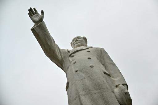 Every year new movies and TV shows dramatising Mao's life beam the message of his great deeds to public — Pedro PARDO / AFP