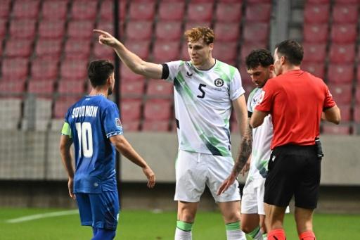 Ireland had been under pressure from back home to boycott the match with Israel — Attila KISBENEDEK / AFP