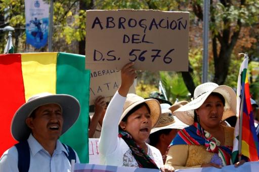 Partidarios de Evo Morales protestan en Bolivia contra alza de combustible
