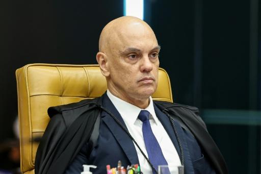 Moraes, who led the trial which saw Jair Bolsonaro convicted for an attempted coup after his election loss in 2022, is a hated figure among the right — ROSINEI COUTINHO / AFP