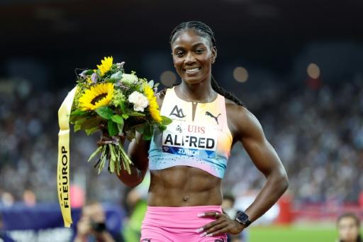 Saint Lucia's Julien Alfred — Stefan Wermuth / AFP