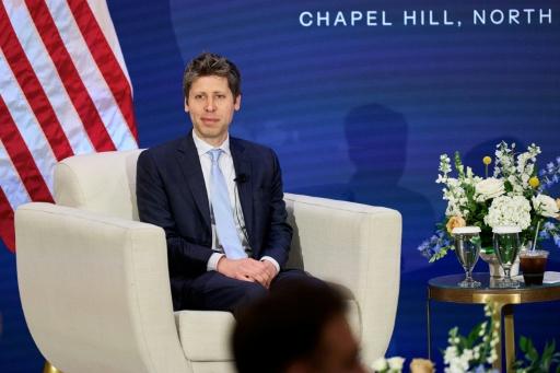 Le patron d'OpenAI Sam Altman à Chapel Hill (Caroline du Nord) le 2 septembre 2026 — Matt RAMEY / AFP