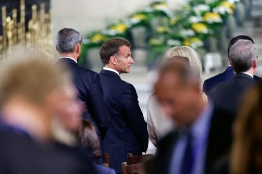 French President Emmanuel Macron said Russia had embarked on 'dangerous escalation' — Benoit Tessier / AFP