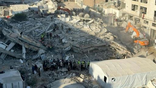 Colapso de edificio en Gaza deja una veintena de muertos y decenas de desaparecidos