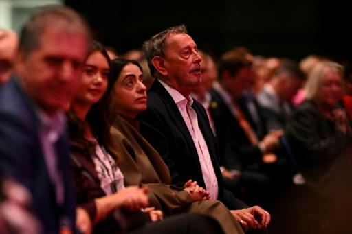 Delegates gave Burnham several standing ovations during his speech — Oli SCARFF / AFP