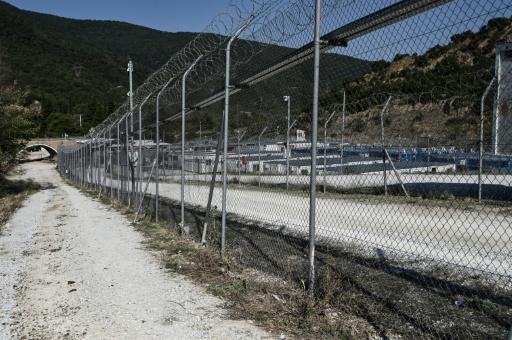Migration Minister Thanos Plevris has suggested the camp's harsh conditions are meant to deter future arrivals — Sakis Mitrolidis / AFP